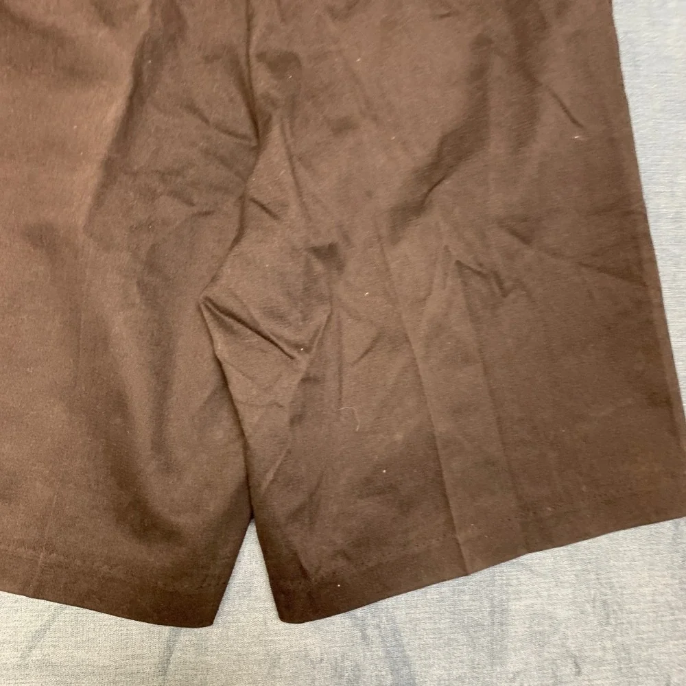 Dickies Shorts Womens 11 Black Cotton Stretch Pockets Outdoor Flat Front Zip Fly